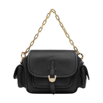 Coccinelle Campus Mini - Dames - Handtassen - Zwart - ONE Size - Leer - Tassen