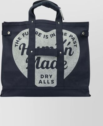 Human Made stylish printed shoulder bags with top handles