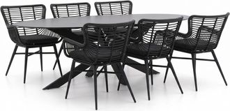 Intenso Furniture Intenso Asti/Furato ellips 200cm dining tuinset 7-delig
