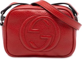 Gucci Pre-owned Gucci Kids Mini Leather Soho Disco Crossbody Ladies 355202 000926