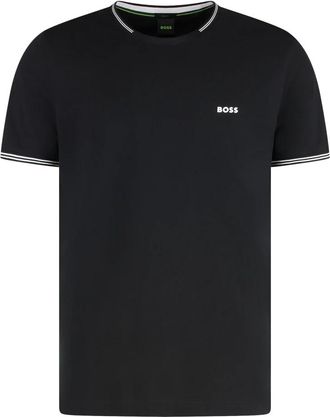 HUGO BOSS Taul T-shirt - Heren - T-shirts - Zwart - 2XL - Katoen - Tops