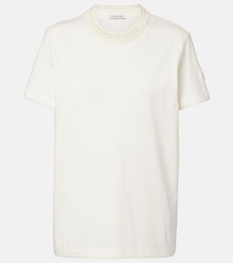 Moncler T-shirt in jersey di cotone