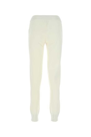 Bottega Veneta Stretch Wool Blend Joggers - White