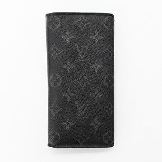 Louis Vuitton Monogram Eclipse Black Monogram Eclipse Long Wallet (Bi-Fold) (Pre-Owned)