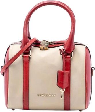 Burberry Pre-owned Canvas Handtas - Dames - Vintage Handtas - Veelkleurig - ONE Size - Vintage