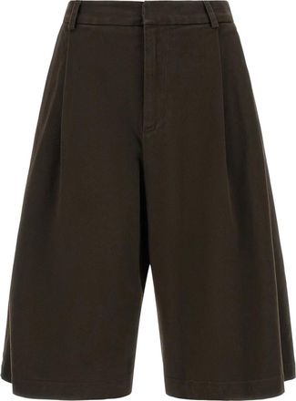 Tela Lake Bermuda Shorts - Dames - Korte Broeken - Bruin - 2XS - Katoen - Korte Broeken