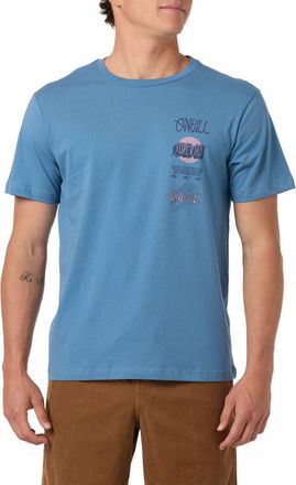 O'Neill Fifty Two Graphic T-Shirt in Captains Blue at Nordstrom, Size Xx-Large
