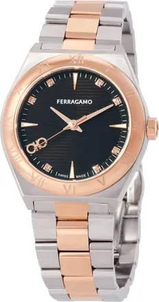Ferragamo Vega Upper East Quartz Diamond Ladies Watch SFZB00524