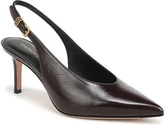 Veronica Beard Luciana Slingback Pump in Burgundy at Nordstrom, Size 7.5