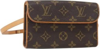 Louis Vuitton Pre-owned Belt Bags, female, Brown, Size: ONE SIZE Pre-owned Canvas Crossbody Bag