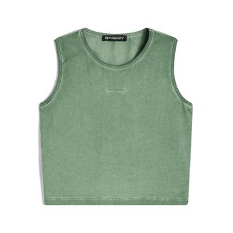Freddy Crop top slim fit in tessuto jersey effetto vissuto