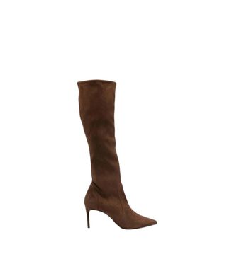 Stuart Weitzman Brown Suede Power Boots