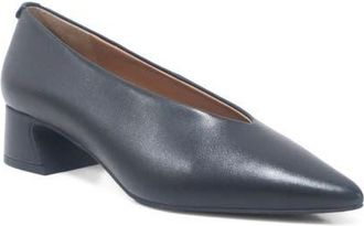 Gentle Souls Galleria Pointed Toe Pump in Black Leather at Nordstrom, Size 5.5