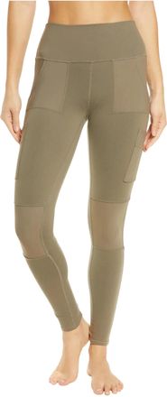 Alo Yoga Youga High Waist Cargo Stretch Elastic Waist Leggings in Olive