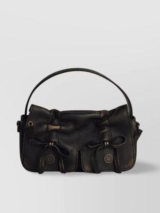 Acne Studios calf leather micro shoulder bag