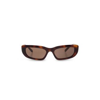 Balenciaga Dynasty Rechthoekige Zonnebril - unisex - Accessoires - Bruin - Maat: ONE Size