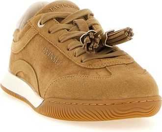 Twin-Set Suede with Tassels Sneaker - Camel