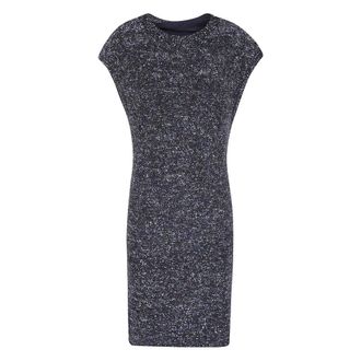 Emporio Armani Gebreide minijurk met pailletten - Dames - Jurken - Zwart - Maat: XS Viscose