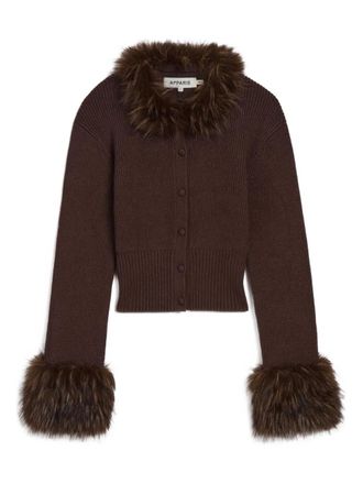 Apparis Rosa cardigan - Brown