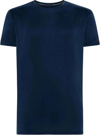Roberto Ricci Design Cupro Shirty - Heren - T-shirts - Blauw - S - Tops