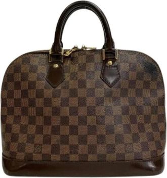 Louis Vuitton Pre-owned Handbags, female, Brown, Size: ONE SIZE Pre-owned Vintage Damier Canvas Handbag