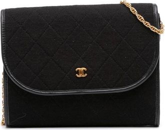 Chanel Pre-owned Shoulder Bags, female, Black, Size: ONE SIZE Pre-owned Quilted Flap Bag