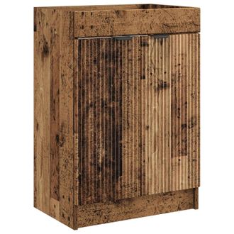 vidaXL Cabinet Debajo Del Fregadero Madera Envejecida Vidaxl