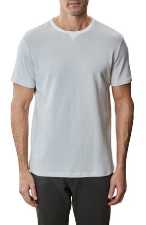 Robert Barakett Fitch Feeder Stripe Rib Trim T-Shirt in Light Grey at Nordstrom, Size Xx-Large
