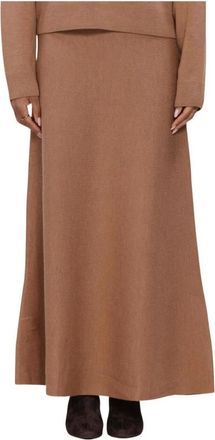 Twist & Tango Felina Gebreide Rok - Dames - Rokken - Bruin - Maat: XL Wol