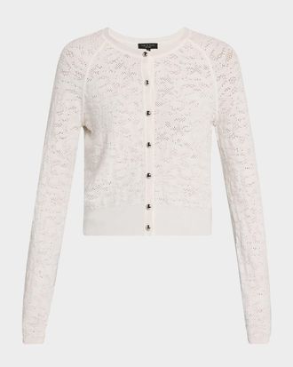 Rag & Bone Lucia Lace Knit Cardigan