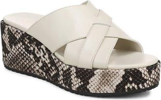 Vionic Dawn Sandal in Cream Snake at Nordstrom, Size 6.5