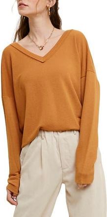 Wishlist Hacci Knit Top in Amber at Nordstrom Rack, Size Medium