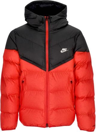Nike Donsjas - Heren - Ski Jassen - Rood - XL - Polyester - Fitness