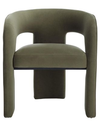 Safavieh Couture Catharia Velvet 3-Leg Dining Chair
