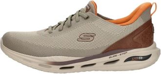 Skechers Slip-ins Relaxed Fit Sneakers - Heren - Sneakers - Beige - 40 EU - Schoenen