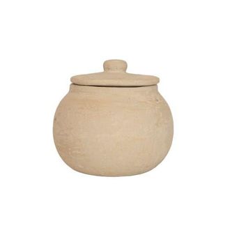 Foreside Home And Garden 4 Turner Paper Mache Round Decorative Lidded Canister in White at Nordstrom