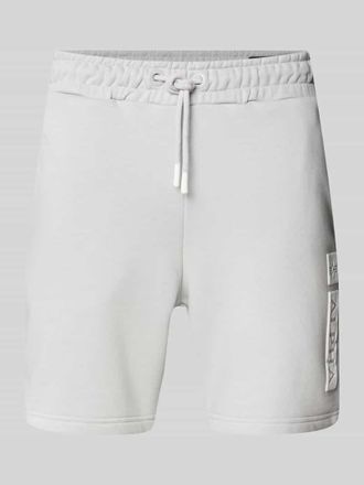 Alpha Industries Alpha Industries Regular Fit Sweatshorts mit Label-Print in Hellgrau, Gr&ouml;&szlig;e XXXL