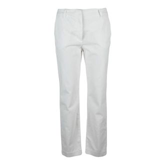 Eleventy Pantalones Rectos - Trousers - Mujer - Blanco - M