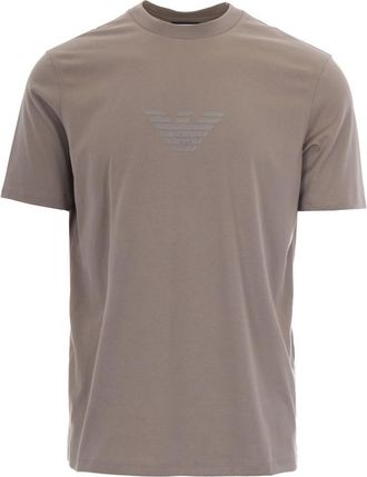 Emporio Armani Natural Logo Crew Neck T-Shirt