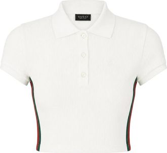 Gucci Polo - Dames - Polos - Wit - M - Tops