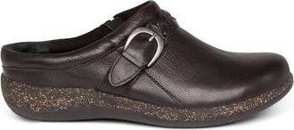 Aetrex Womens Libby Comfort Clog In Black