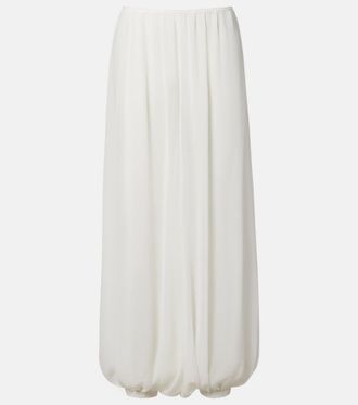 Frankie Shop Mio sheer cr&ecirc;pe balloon pants