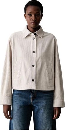 Marc O'Polo Corduroy Overshirt - Dames - Zomerjassen - Beige - S - Katoen - Jassen