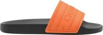 Casablanca Rubber Slides - Heren - Sandalen - Oranje - 44 EU - Schoenen