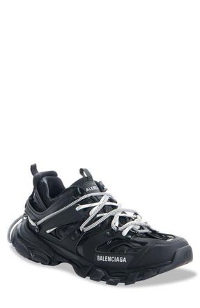 Balenciaga Track Trail Sneaker in Black/White at Nordstrom, Size 13Us