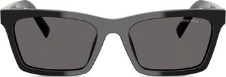 Miu Miu Eyewear Occhiali da sole squadrati - Nero