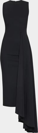 Black Halo Raven Draped Lace Jumpsuit
