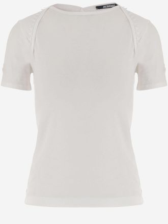 Jacquemus Baumwolloberteil mit Knopfleiste hinten