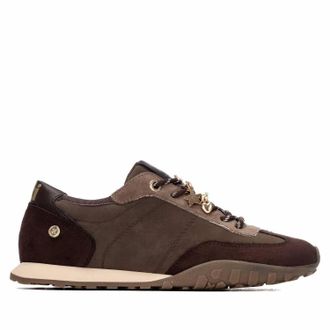 Xti Womens Casual Lace-Up Sneakers In Brown