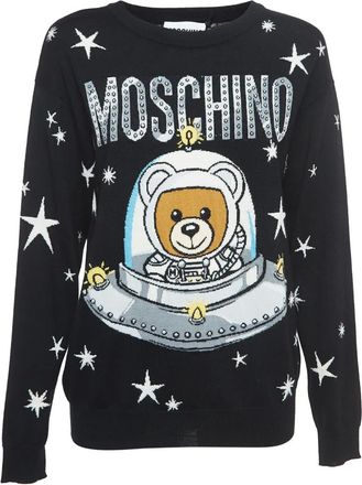 Moschino Maglione Teddy Bear - Nero